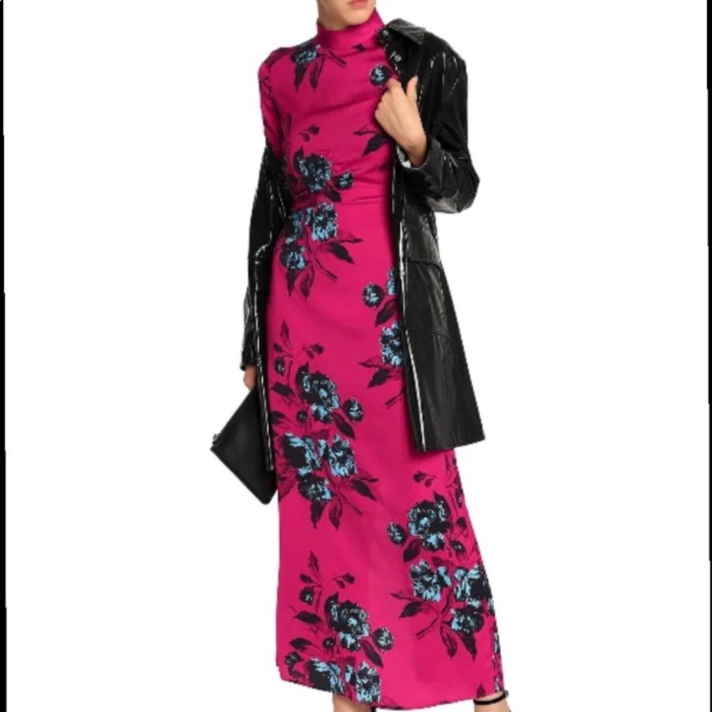 McQ alexander McQueen floral print crepe